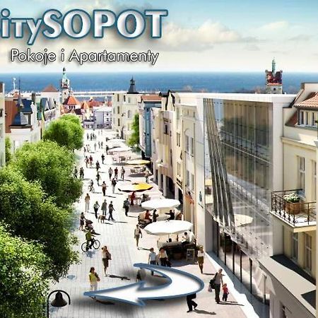 City Sopot Pokoje I Apartamenty Na Deptaku Bagian luar foto